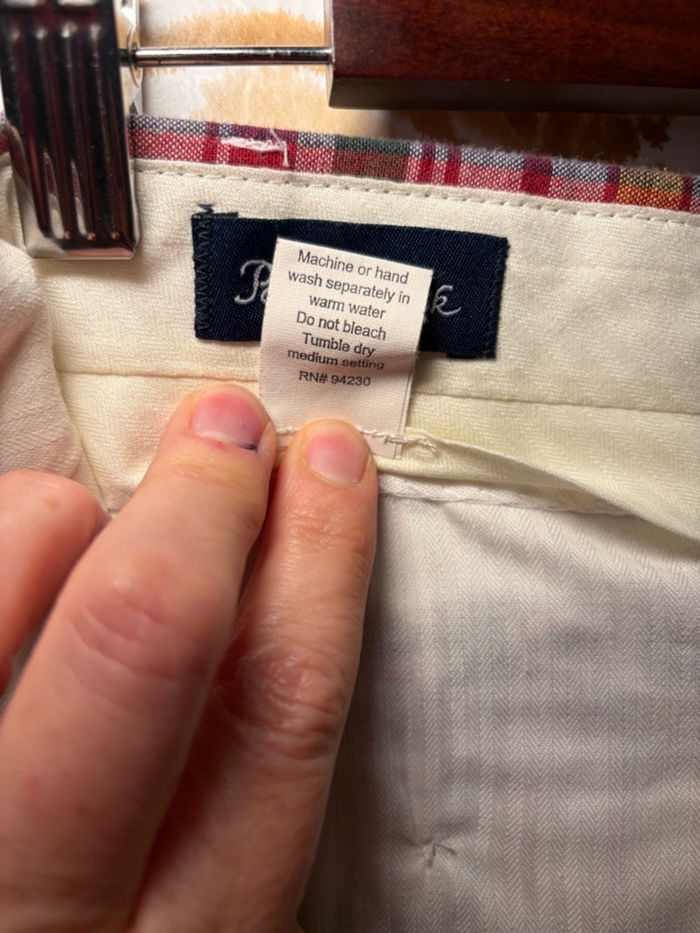 Classic Plaid Golf Pants | Preppy Country Club Style | Straight Leg | Size 48 - Picture 4 of 6